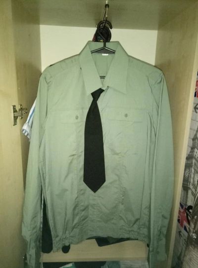 Лот: 9769198. Фото: 1. Рубашка военная пш с галстуком. Обмундирование