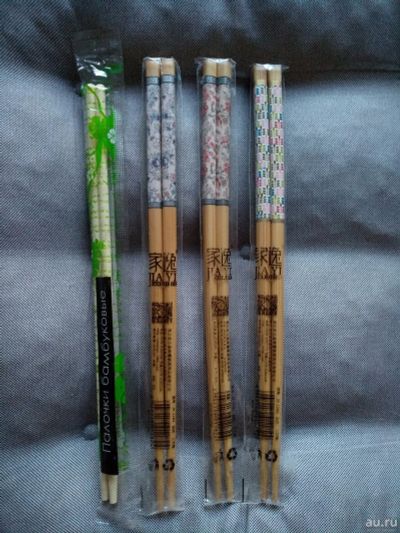 Лот: 13536409. Фото: 1. Палочки бамбуковые. Столовые приборы, ножи