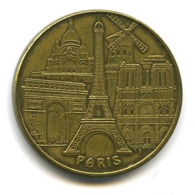 Лот: 19394860. Фото: 1. Франция 2013 жетон медаль Париж... Сувенирные