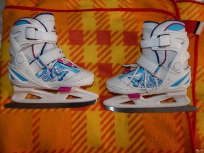Лот: 12988060. Фото: 1. Коньки детские раздвижные. Коньки