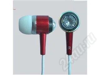 Лот: 188729. Фото: 1. наушники вкладыши со стразами... Наушники, гарнитуры