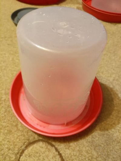 Лот: 25885795. Фото: 1. Поилка для птиц 5 литров. Птицы