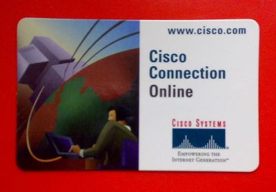 Лот: 1299222. Фото: 1. Карта Cisco Systems. Телефонные, пластиковые карты