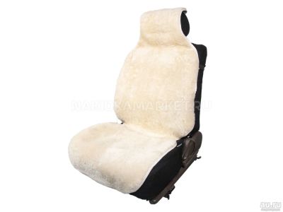 Лот: 18110889. Фото: 1. Меховая накидка из овчины (мутон... Чехлы, коврики, оплетки руля