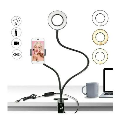 Лот: 25795759. Фото: 1. Кольцевая лампа с прищепкой PLS... Вспышки, осветители, рассеиватели