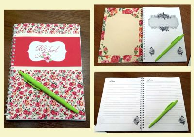 Лот: 6081367. Фото: 1. Блокнот на спирали, ручная работа. Другое (ручная работа)