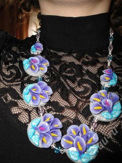 Лот: 288198. Фото: 1. Изделия из полимерной глины колье... Колье