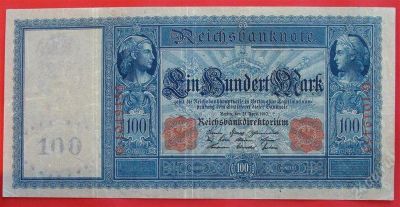 Лот: 1598469. Фото: 1. (№923) 100 марок 1910 (Германия... Германия и Австрия