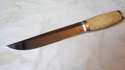 Лот: 9175291. Фото: 1. Охотничий финский нож Томми. Ножи, топоры