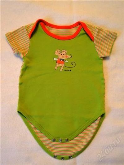 Лот: 1366351. Фото: 1. Яркий бодик Pelican с мышкой на... Одежда для дома