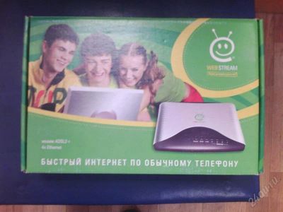 Лот: 1241395. Фото: 1. ADSL2+4х Ethernet модем/маршрутизатор. Проводные модемы