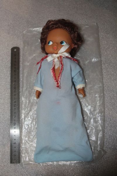 Лот: 20660793. Фото: 1. Винтажная кукла времен СССР. Резина... Куклы и аксессуары