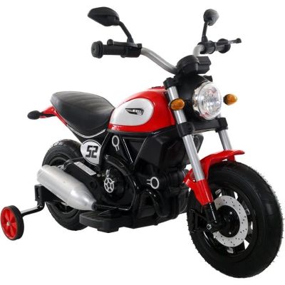 Лот: 21317760. Фото: 1. Детский мотоцикл Qike Чоппер красный... Электромотоциклы