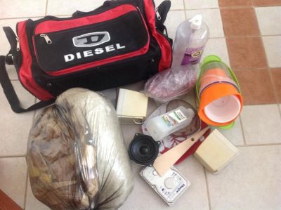 Лот: 9417427. Фото: 1. Сумка и разная всячина для дачи... Другое (домашний быт)