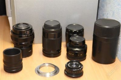 Лот: 2272941. Фото: 1. набор мануальных объективов под... Объективы