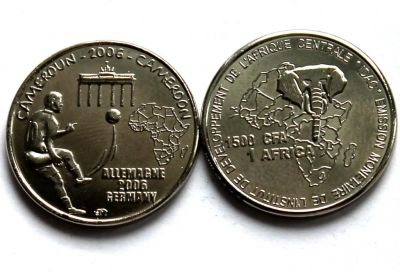 Лот: 3925906. Фото: 1. Камерун 1500 франков 2006 UNC... Африка