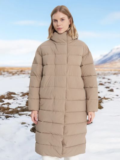 Лот: 25629672. Фото: 1. Пуховик женский Northland, Бежевый. Другое (спортивная одежда)