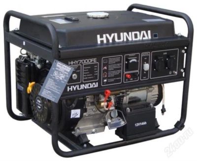 Лот: 2867406. Фото: 1. Генератор бензиновый Hyundai HHY... Бензо-, мотоинструмент