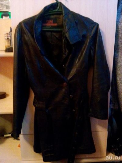 Лот: 10766696. Фото: 1. Плащ кожа. Верхняя одежда