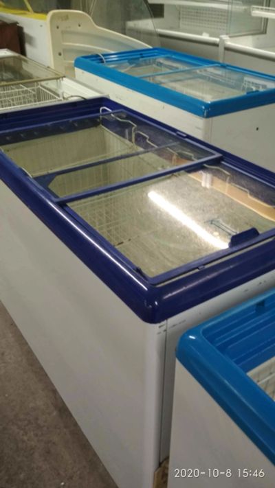 Лот: 16680723. Фото: 1. Морозильный ларь ант-400 стекло... Холодильное