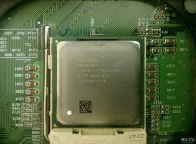 Лот: 9281330. Фото: 1. Процессор Intel Pentium 4, 2.4... Процессоры