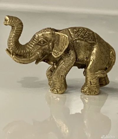 Лот: 19588014. Фото: 1. Слон коллекционный (металл), возможен... Другое (антиквариат)