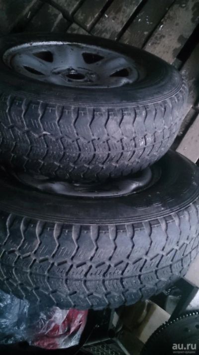 Лот: 8730406. Фото: 1. 2 зимних колеса на Волгу 3110... Шины на дисках
