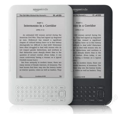 Лот: 1016659. Фото: 1. Amazon Kindle 3, бесплатный 3G... Электронные книги