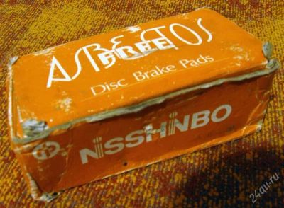 Лот: 1296125. Фото: 1. Колодки тормозные передние NISSHINBO... Тормозная система