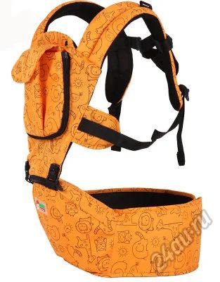 Лот: 5603089. Фото: 1. хипсит новый со спинкой (брак). Слинги, эрго рюкзаки, переноски