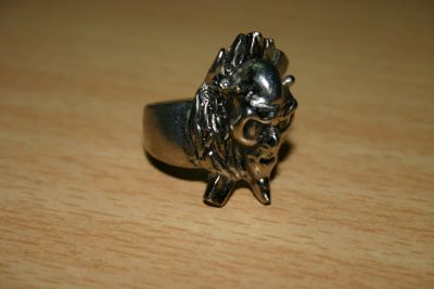 Лот: 3595997. Фото: 1. Перстень брутальный. Голова дьявола. Кольца, перстни
