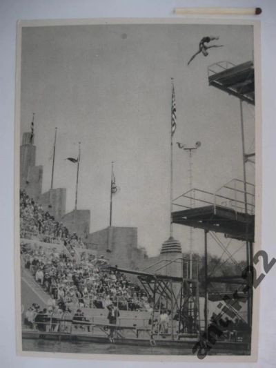 Лот: 6269002. Фото: 1. Олимпиада Лос-Анджелес 1932 Прыжки... Фотографии