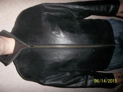 Лот: 5830699. Фото: 1. куртка кожаная натуральная мужская. Верхняя одежда
