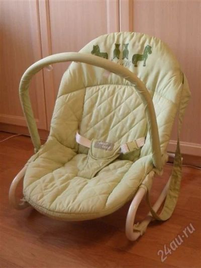 Лот: 2399100. Фото: 1. Шезлонг Happy Baby Bouncer Woody... Красноярск