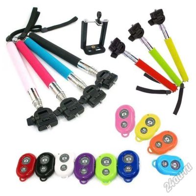 Лот: 5558965. Фото: 1. Монопод - селфи палка (прочная... Держатели для телефонов