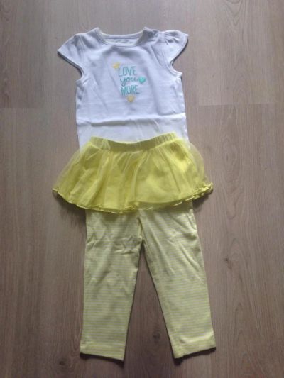 Лот: 7232521. Фото: 1. Комплект (боди и леггинсы) Carter... Костюмы, пиджаки, комбинезоны