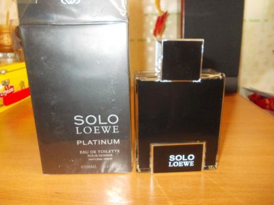 Лот: 10138848. Фото: 1. Solo Platinum от Loewe 90мл *3000... Мужская парфюмерия