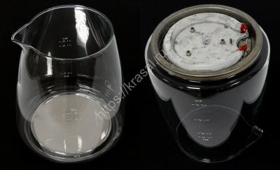Лот: 19026500. Фото: 1. Колба чайника с ТЭНом Redmond... Запчасти, комплектующие для мелкой бытовой техники