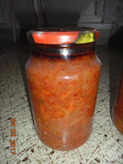 Лот: 9408801. Фото: 1. салат овощной 0,7л. Домашние заготовки