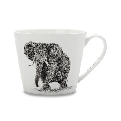 Лот: 22279937. Фото: 1. Кружка 450 мл Африканский слон... Кружки, стаканы, бокалы