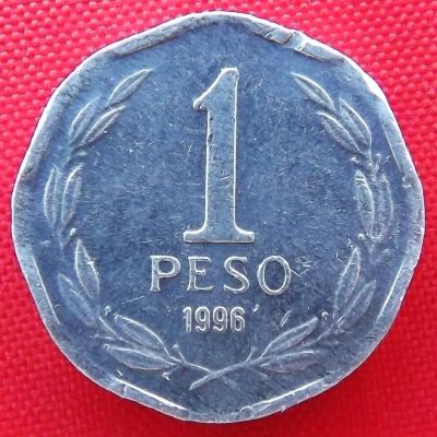 Лот: 4713542. Фото: 1. (№3569) 1 песо 1996 (Чили). Америка
