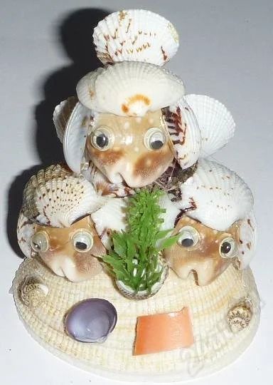 Лот: 537229. Фото: 1. Три рыбки из ветелуса на кодакии... Другое (сувениры, подарки)