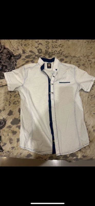 Лот: 19895886. Фото: 1. Мужская рубашка белая S. Рубашки