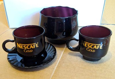 Лот: 18628210. Фото: 1. Кофейный сервиз Nescafe Gold... Сервизы, наборы посуды