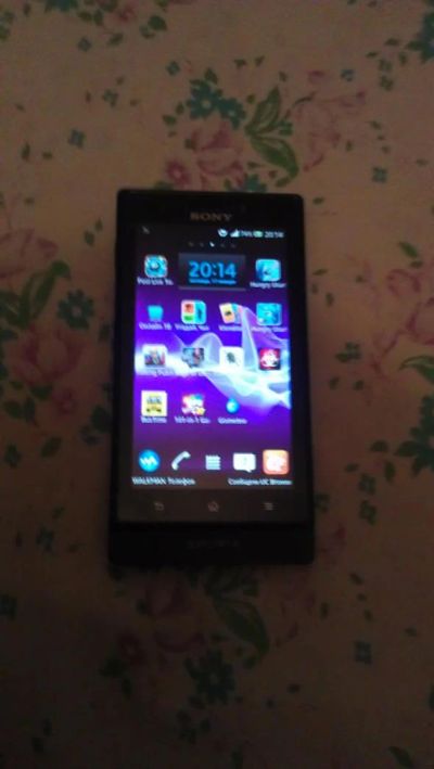 Лот: 3612463. Фото: 1. Sony MT 27 i (Xperia Sola) Black. Смартфоны