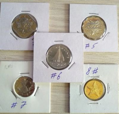Лот: 19107102. Фото: 1. набор монет Багамские острова... Наборы монет
