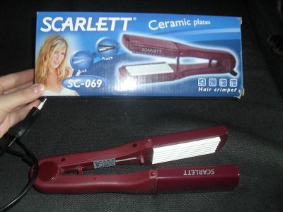 Лот: 7647192. Фото: 1. Плойка гофре. Укладка и стрижка волос, бритьё, эпиляция