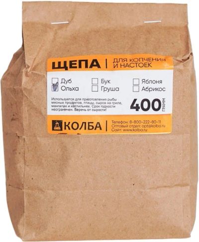 Лот: 17370074. Фото: 1. Щепа ольховая, 0,2 кг. /30/. Мангалы, грили, коптильни