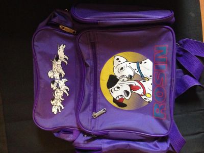 Лот: 4497269. Фото: 1. Рюкзак ранец фиолетовый Далматинцы... Другое (учёба (школа, вуз))