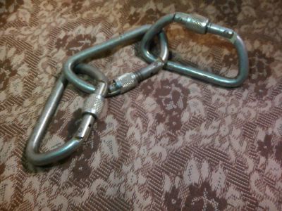 Лот: 4828540. Фото: 1. Карабин альпинисткий - 3 шт. Альпинизм и скалолазание